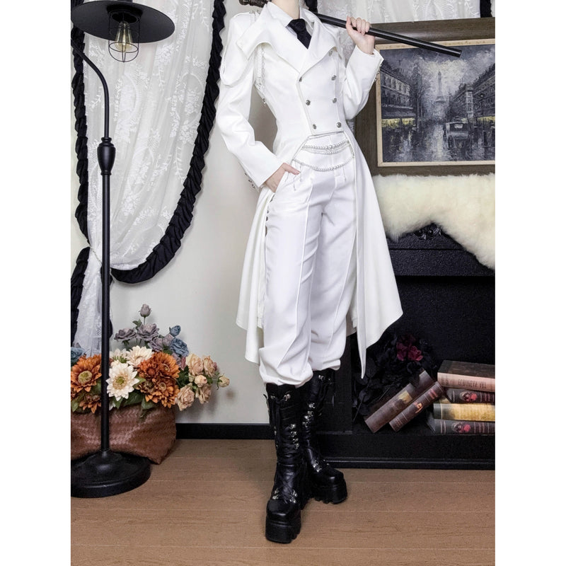 王侯貴族のロングテーラードコート[2026年1月下旬-2月下旬発送予定]