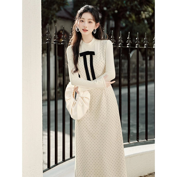 Polka Dot Cape and Dress