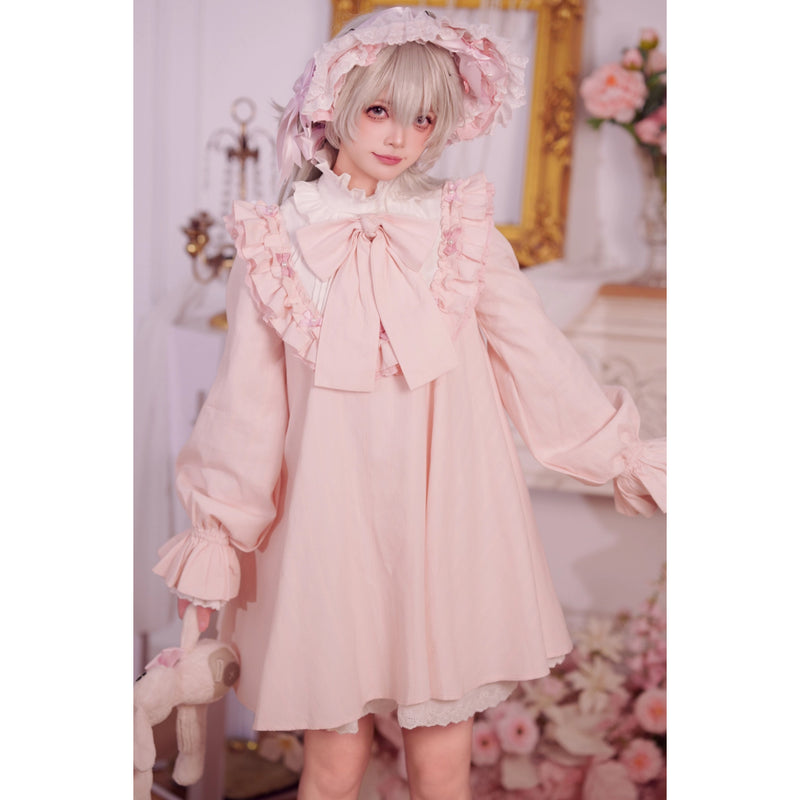 西洋人形のドールワンピース - Pink[2026年3月中旬-4月中旬発送予定