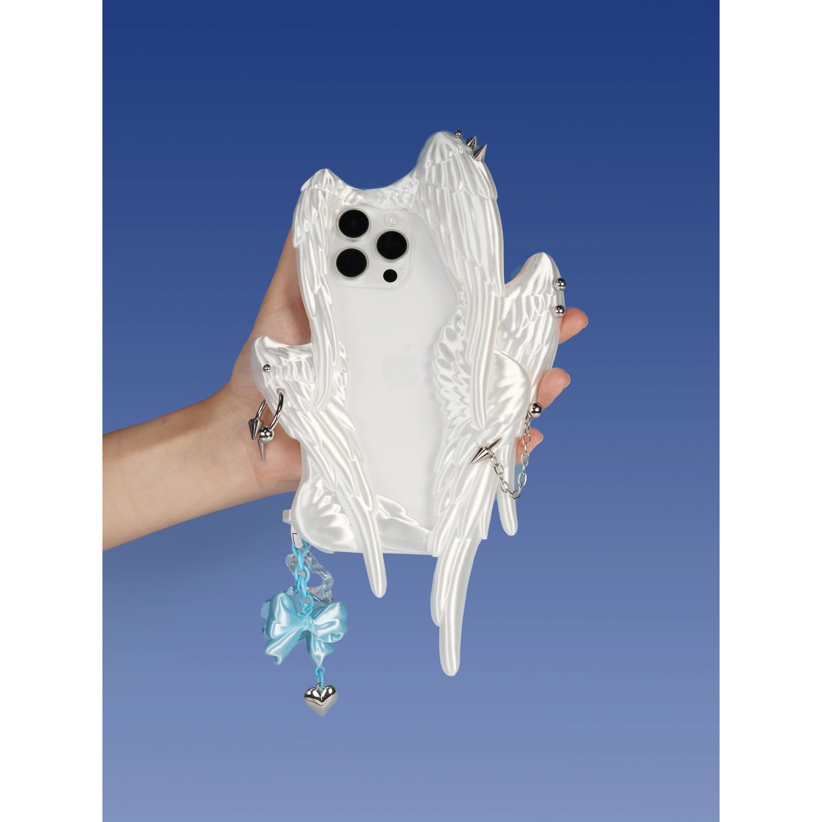 iPhoneアクセサリー Yuki Six Winged Angel iPhone Case - White – ManusMachina