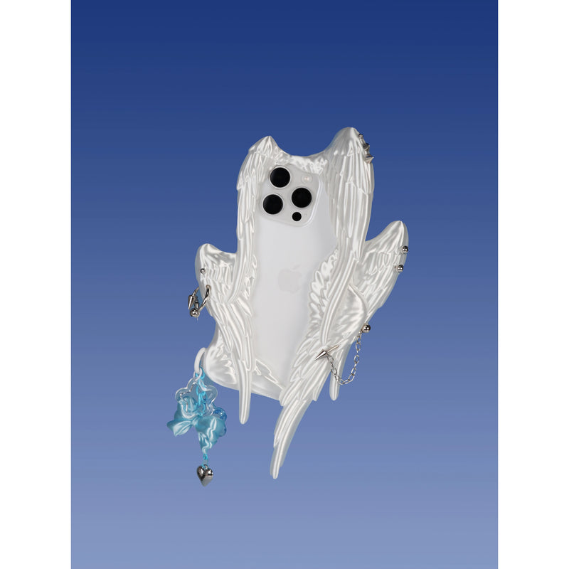 Six Winged Angel iPhone Case - White