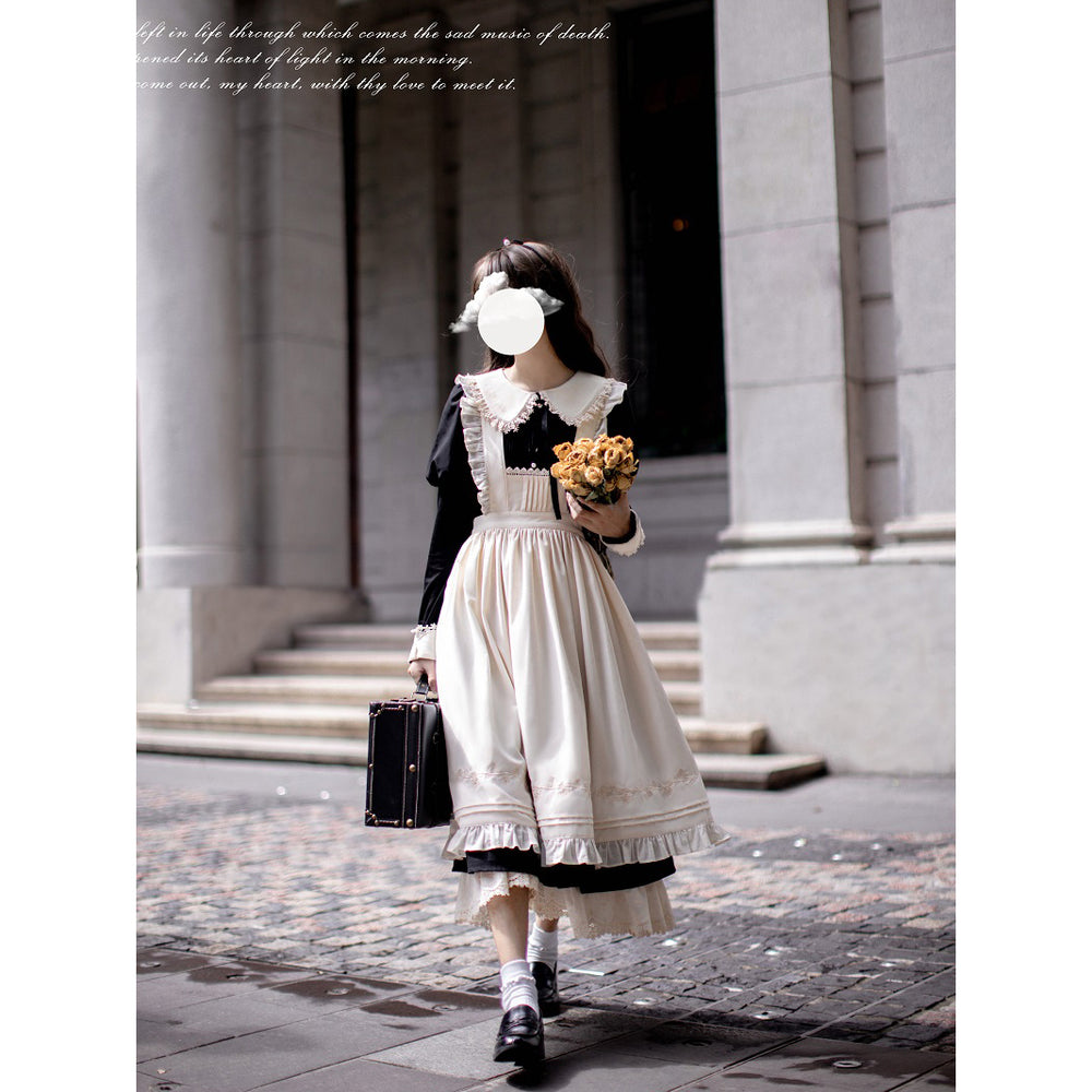召使いのお嬢様のクラシカルワンピースとエプロン – ManusMachina