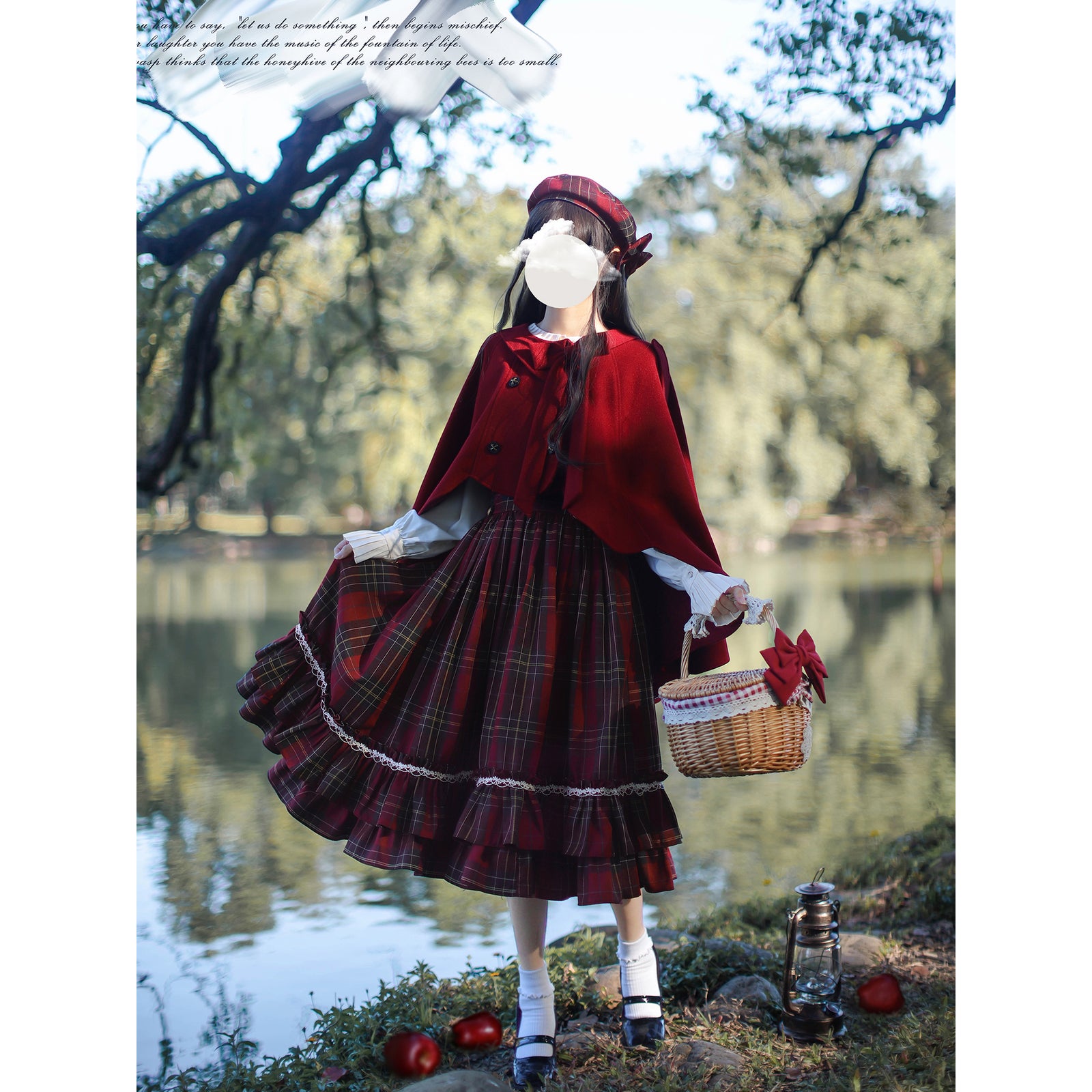 童話物語のお嬢様ジャンパースカートとブラウスとケープ – ManusMachina
