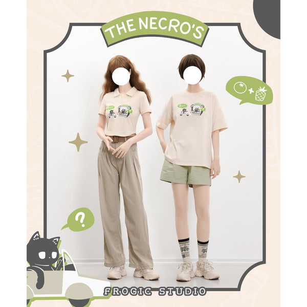 The Necro’sショートポロシャツとTシャツ - Beige