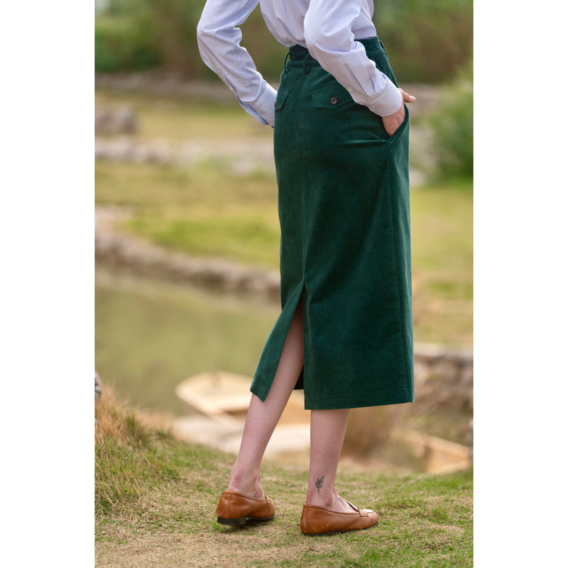 Countess's High Waisted Corduroy Skirt – ManusMachina