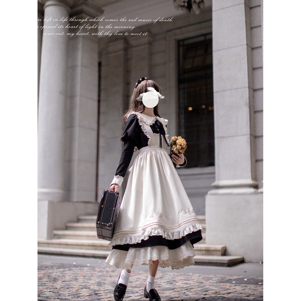 ままっち様　アンティーク　チャイルドドレス　ワンピース　エプロン　ビスクドール アンティークドールワンピース | kawaii | axes femme online shop