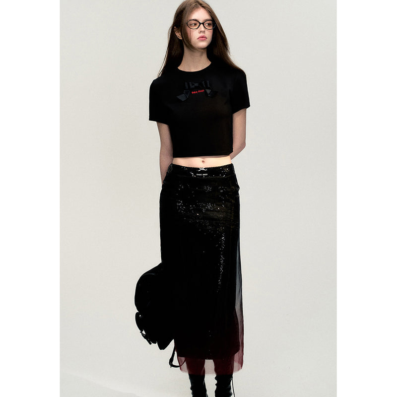 Sequined Skirt Twinkling in the Night Sky