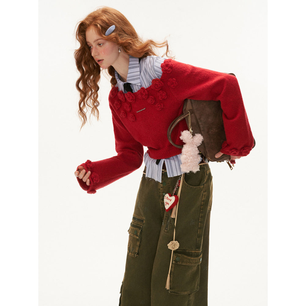 THE 不ぞろい TINY SHOP by mori 1点物ニットセーター 