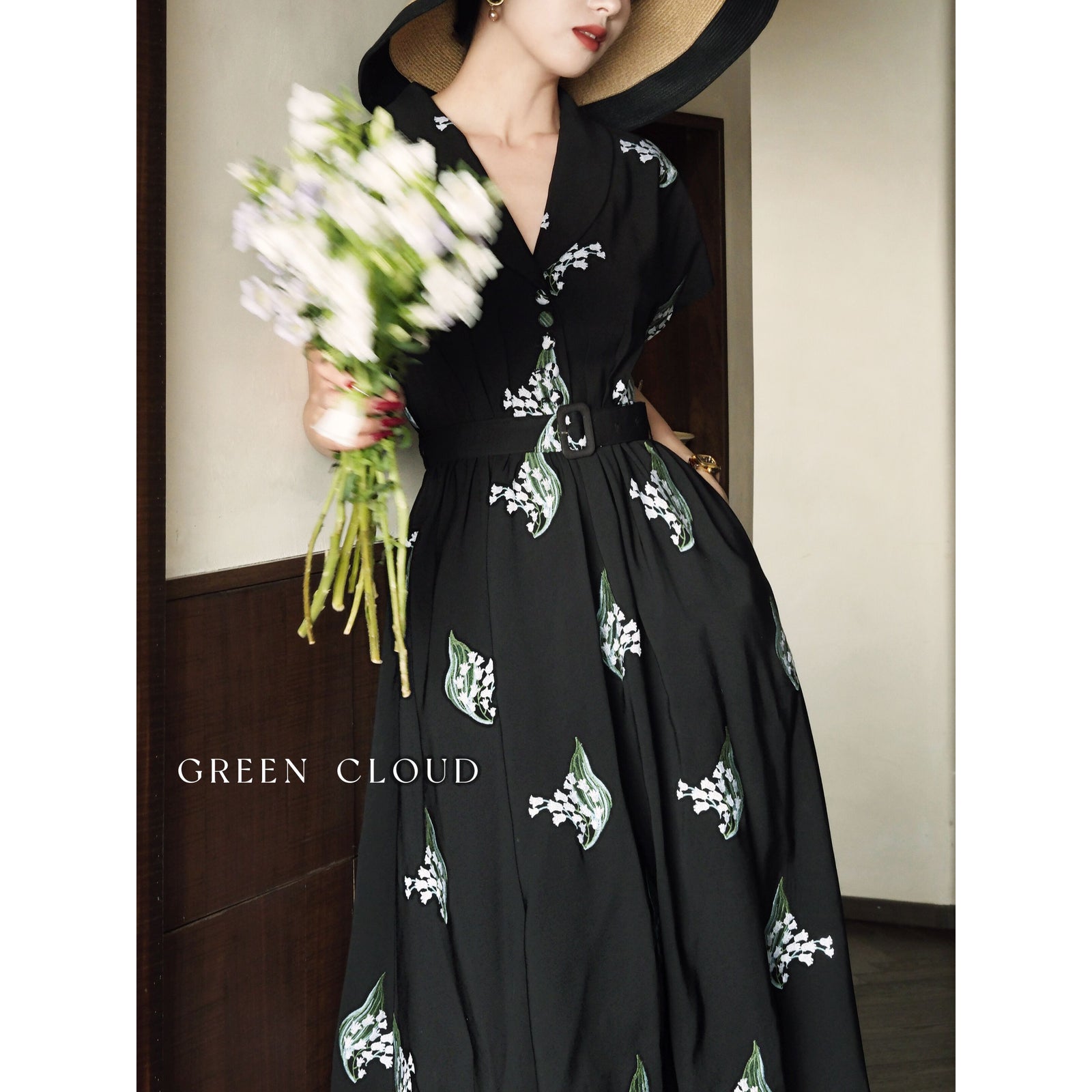 ワンピース MARNO lily dress 4D89F318-0DE8-4CF1-A1BB-