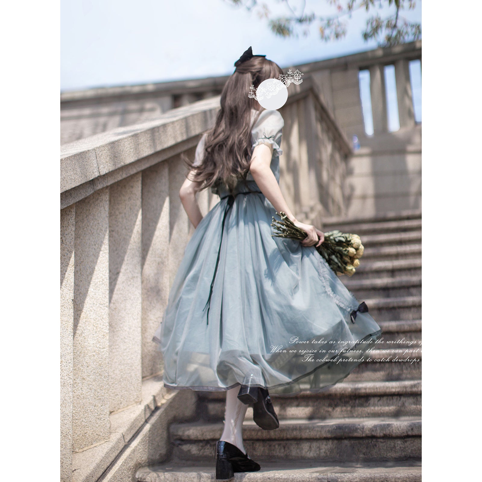 ら*ず様 【最終値下げ9/30まで】morphoseファー襟付きフリルリ edited_pic1_2_97076a68-a960-