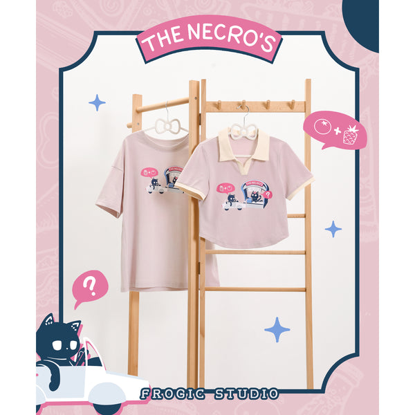 The Necro’sショートポロシャツとTシャツ - Pink