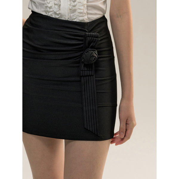 Black Rose Short Skirt