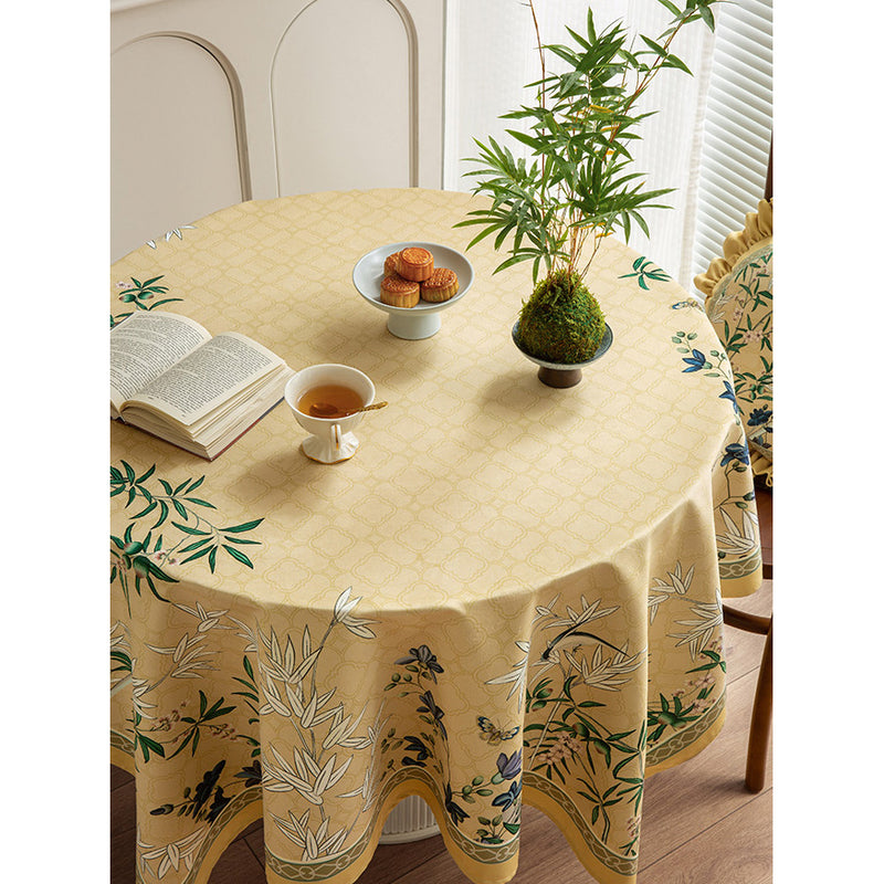 Flowers and Butterflies in the Wild Table Cloth