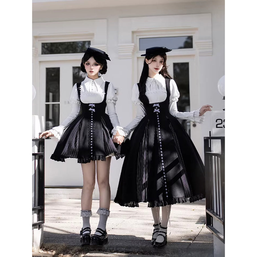 ブラウス、ジャンバースカート、スカート☆さとみ様☆ Antique Rose ジャンパースカート・ブラウス【Vivian】 – Epetice