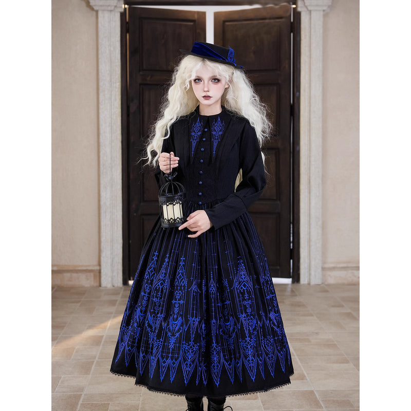 聖堂絵画の刺繍ワンピース[2026年3月下旬-4月下旬発送予定]