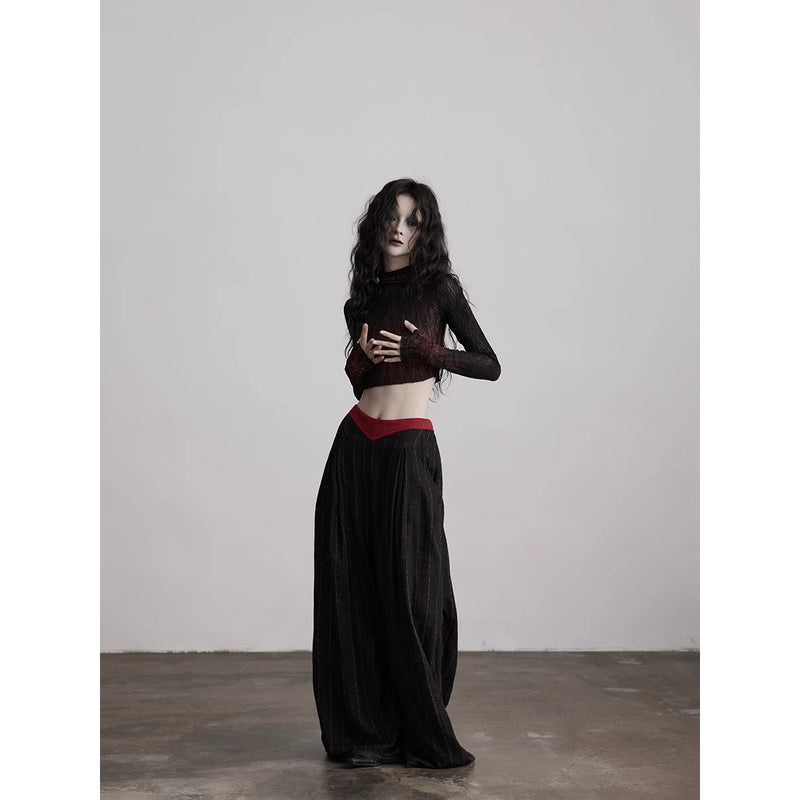 Gothic Gradient Mesh Top