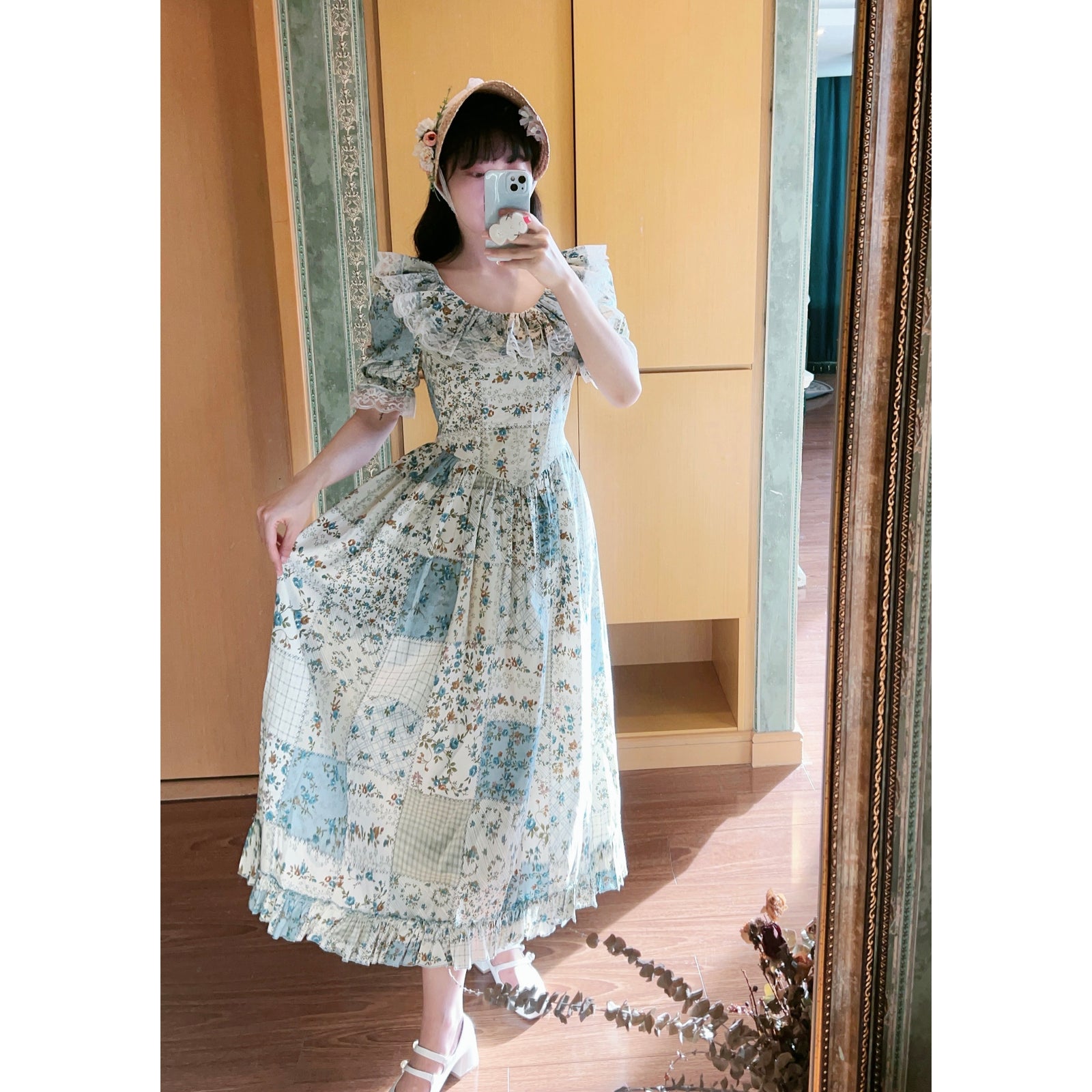 パッチワークのワンピース（ キルトのワンピース） パッチワークのワンピース（ キルトのワンピース）