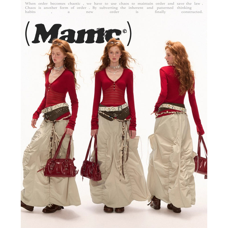 Asymmetrical Casual Long Skirt
