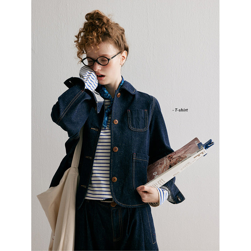 Dark Blue Denim Jacket