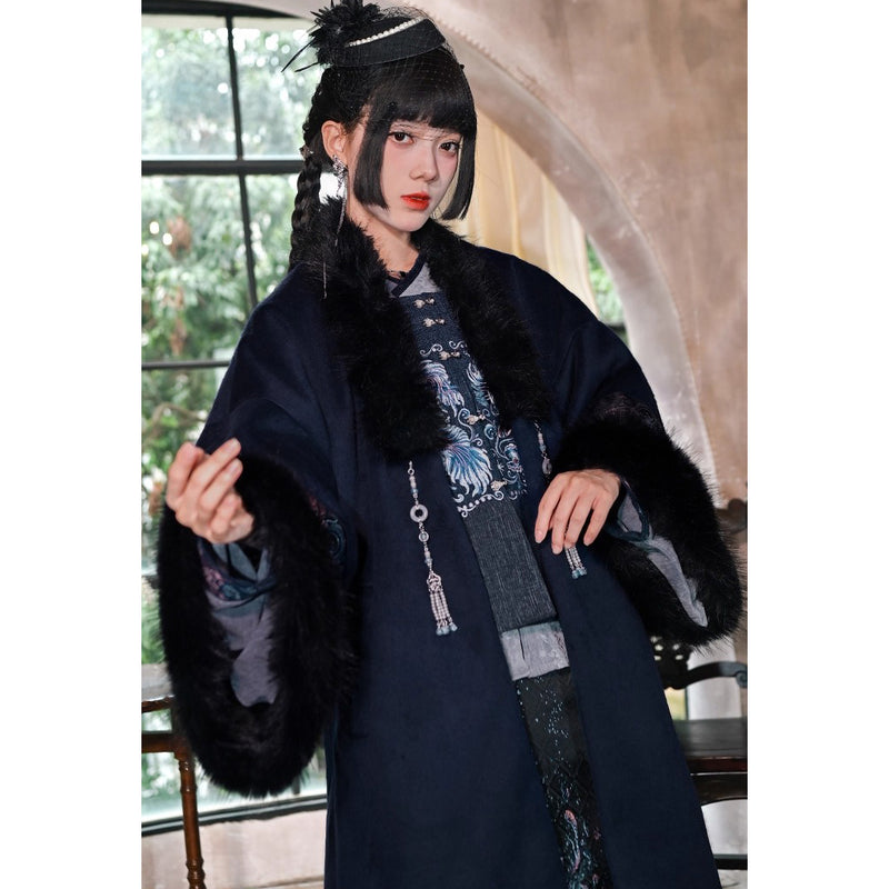 闘魚の挿絵ファーロングコート