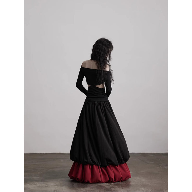 Cutout Off-the-shoulder Top