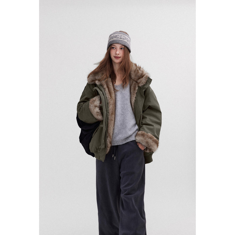 Nordic Retro Oversized Parka Jacket