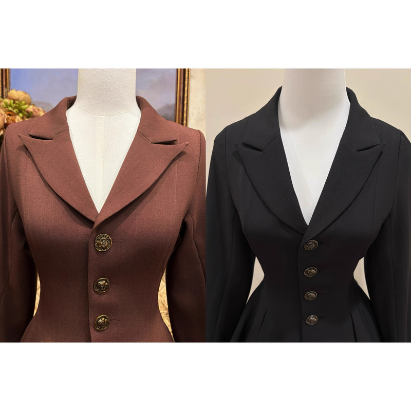 英国令嬢のクラシカルテーラードコート[2026年1月下旬-2月下旬発送予定]