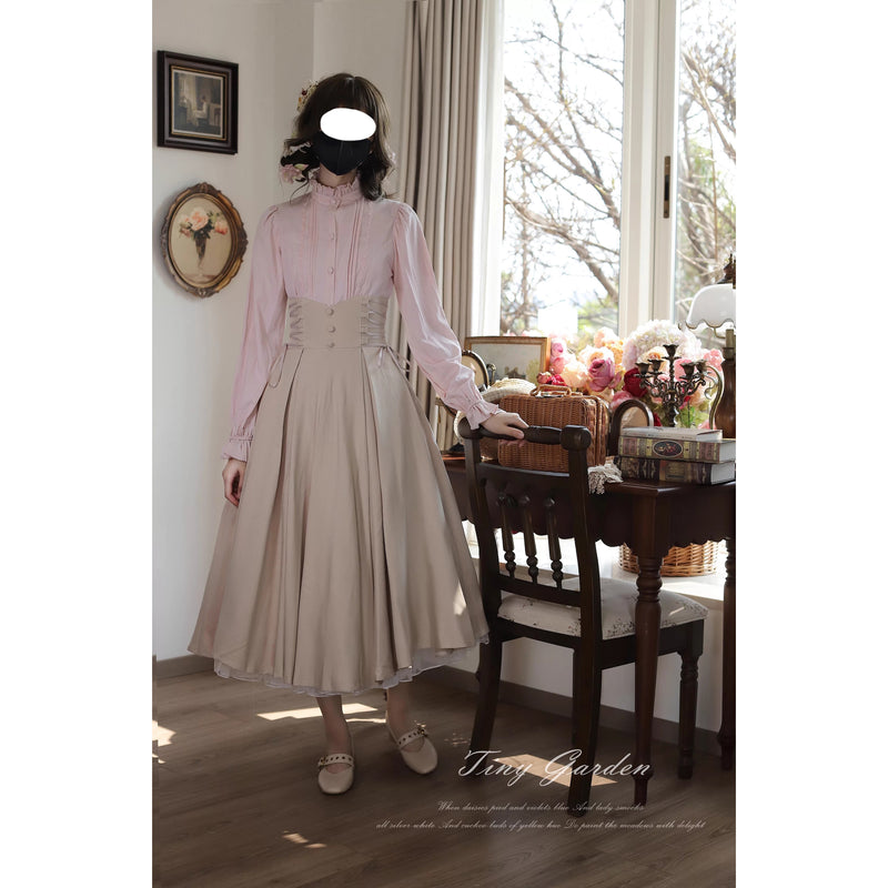 ［60%off millefleurs コルセットスカート］ローズモチーフ チュールフリルストラップスカート(ブラックパープル) - 【公式