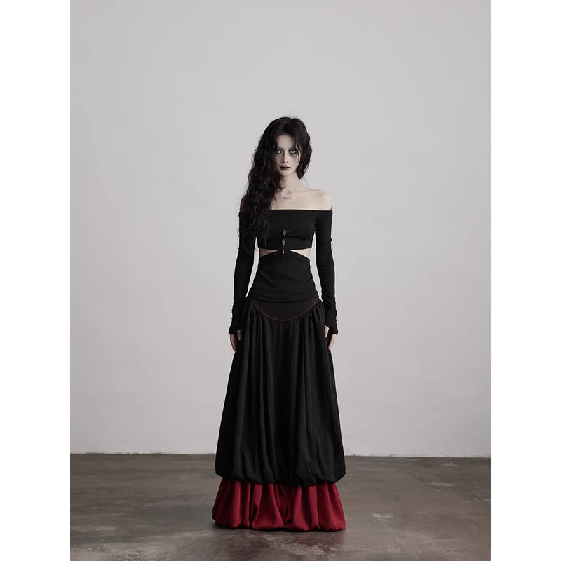 Cutout Off-the-shoulder Top