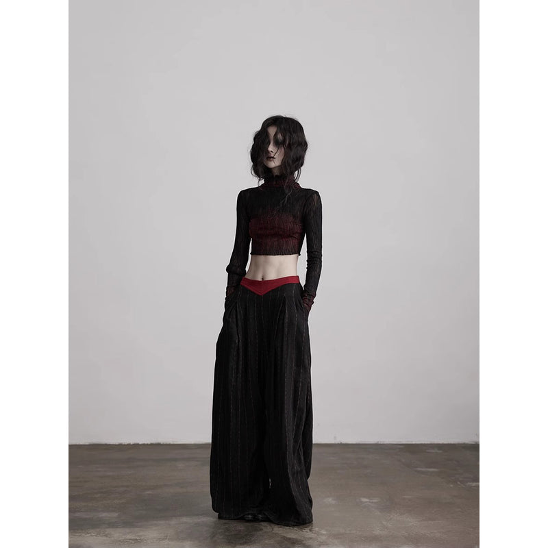 Gothic Gradient Mesh Top