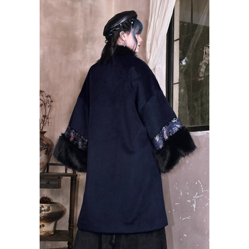 闘魚の挿絵ファーロングコート