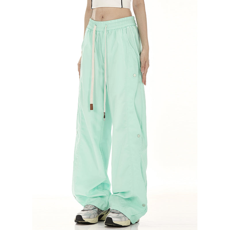 Casual Studded Wide Pants