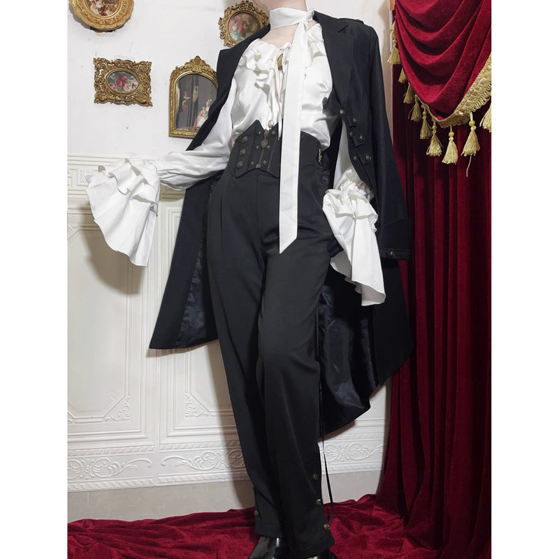 男爵令嬢のヴィクトリアンブラウス - White[2026年2月中旬-3月中旬発送予定]