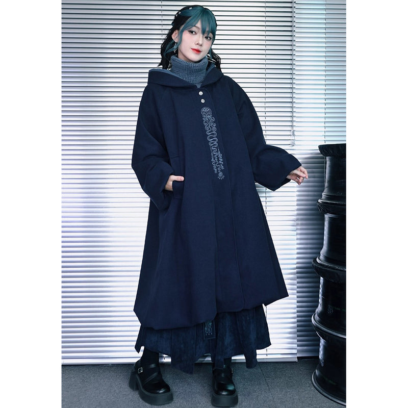 海月の刺繍リボンパネルスカート