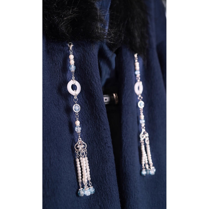 闘魚の刺繍アクセサリー