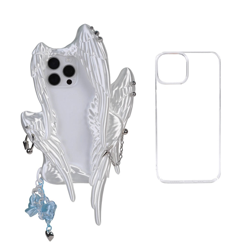 Six Winged Angel iPhone Case - White – ManusMachina