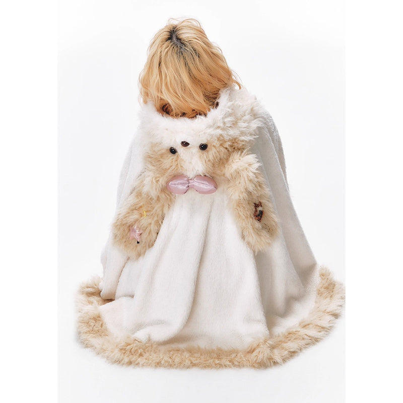 もふもふ子犬のルームウェア（ポンチョとパンツ）