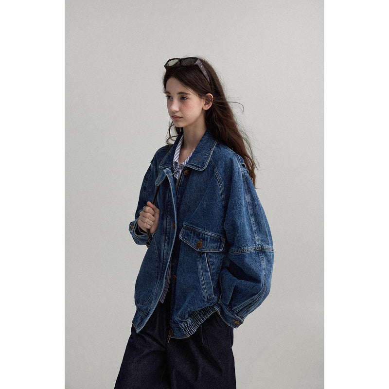 Washed Oversized Denim Jacket