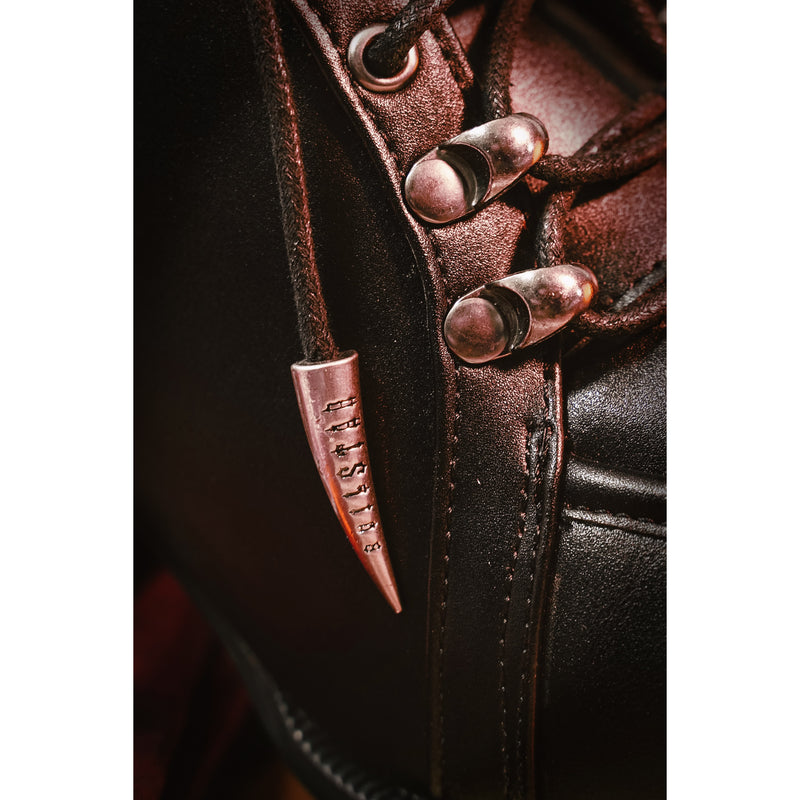 Vampire Lace-up Heeled Shoes - Black[2025年11月上旬-11月下旬発送予定]