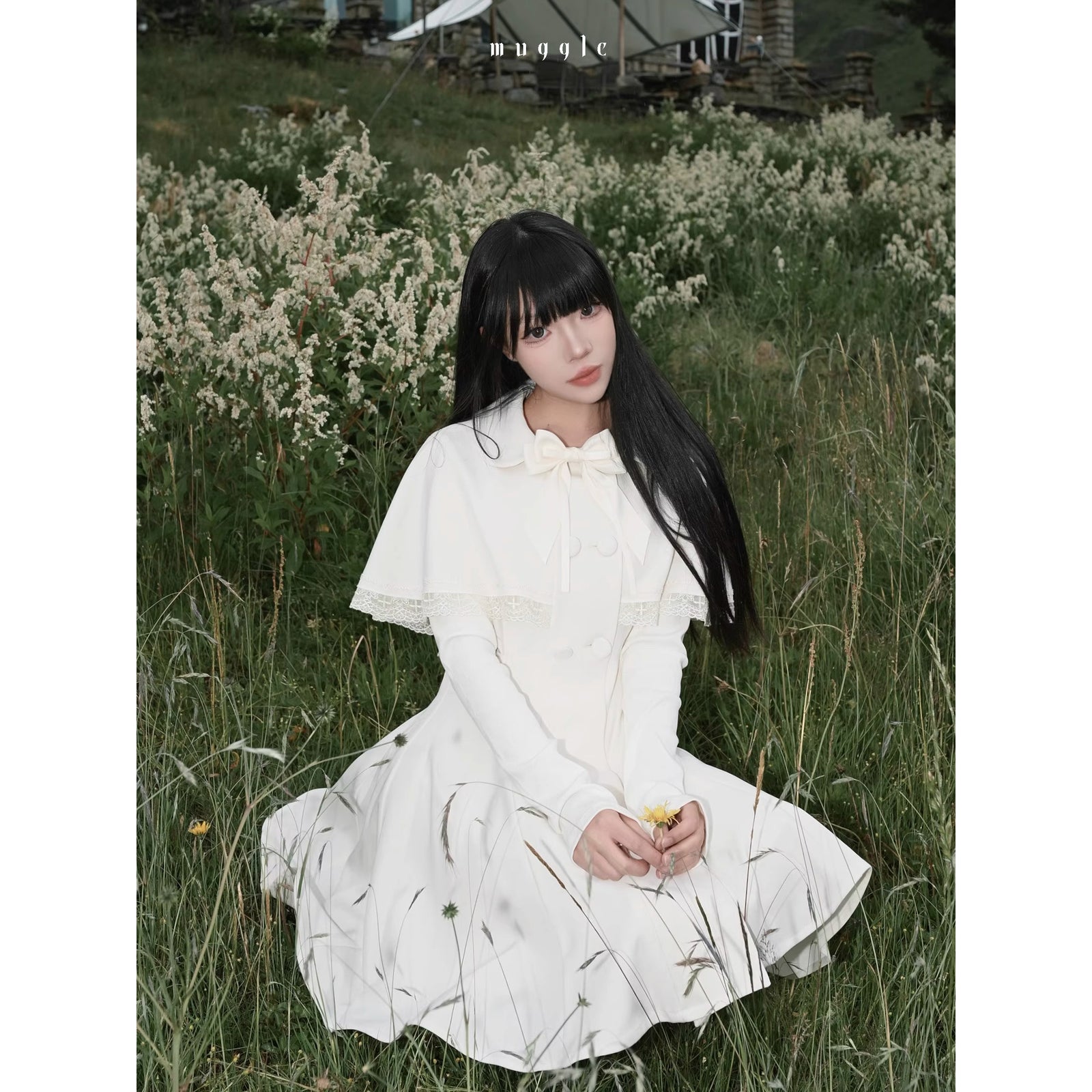 月明かりのお嬢様のケープワンピース – ManusMachina