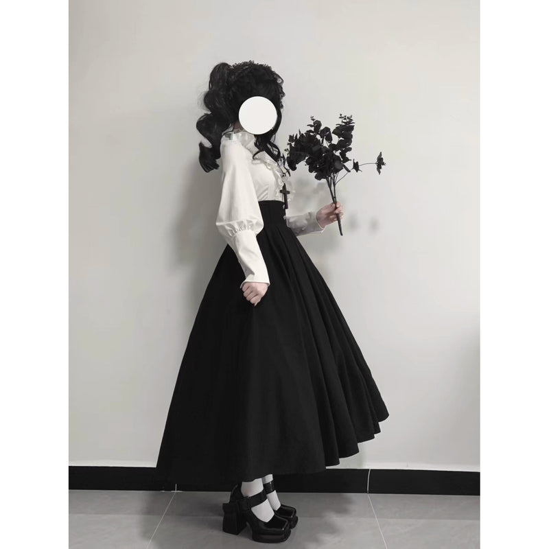 貴族令嬢のヴィクトリアンブラウスとコルセットスカート[2025年2月上旬-3月上旬発送予定]