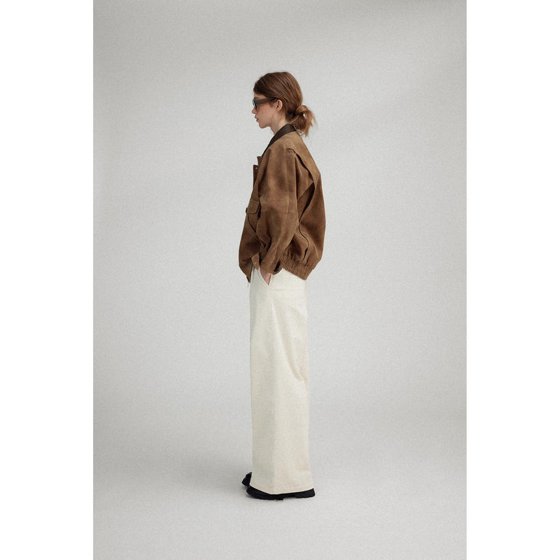 Nordic Retro Suede Jacket