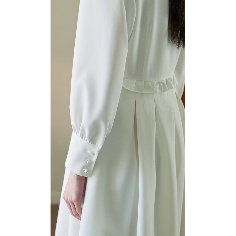 White Moonlight Classic Dress