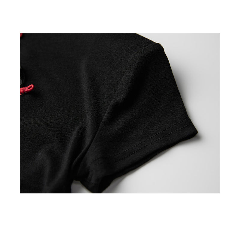 Bizarre Eye Embroidered T-shirt