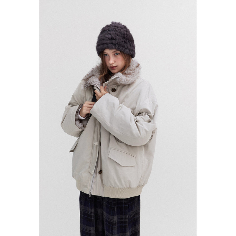 Nordic Retro Oversized Parka Jacket