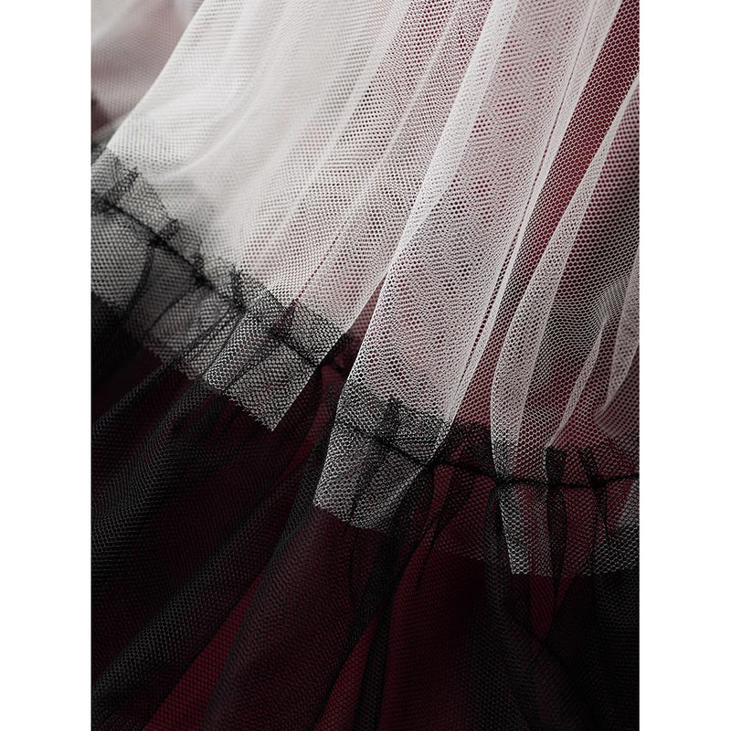 Rose Queen Gradation Tulle Skirt