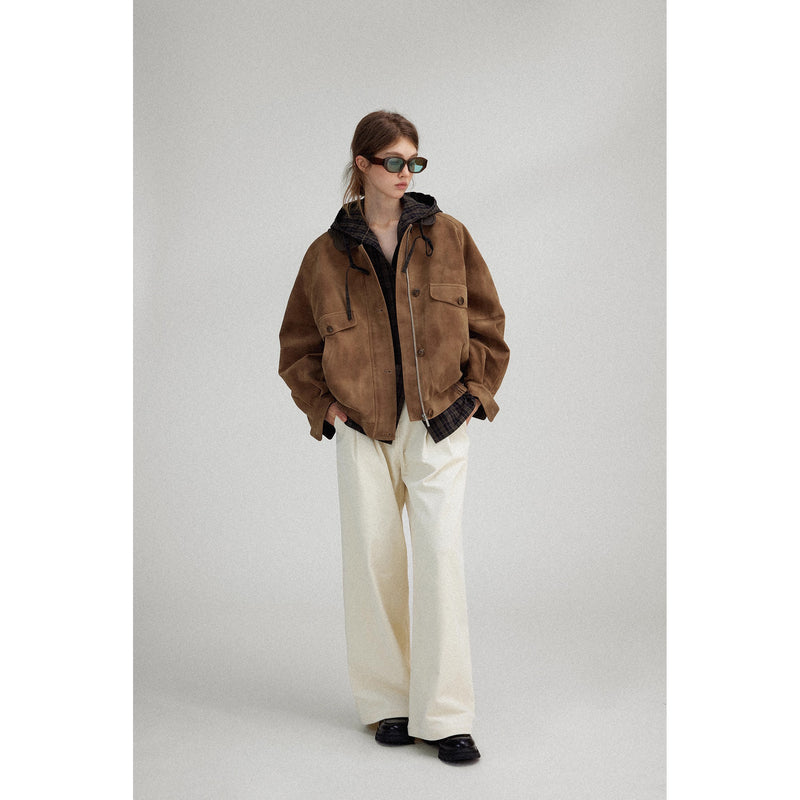 Nordic Retro Suede Jacket