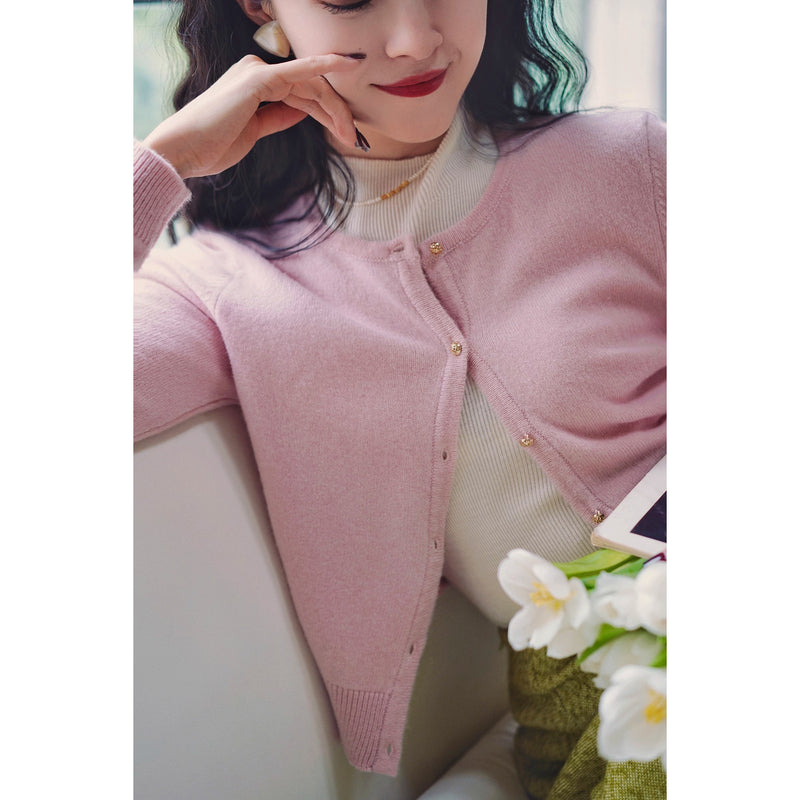 黄緑の若葉色ウールハーフスカート