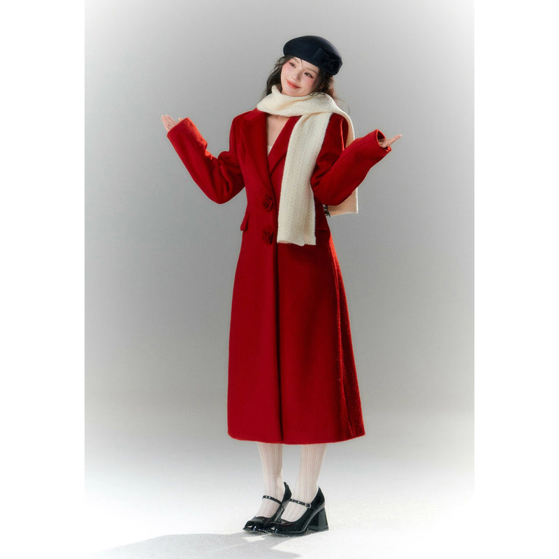 Movie Actress's Cape Long Coat