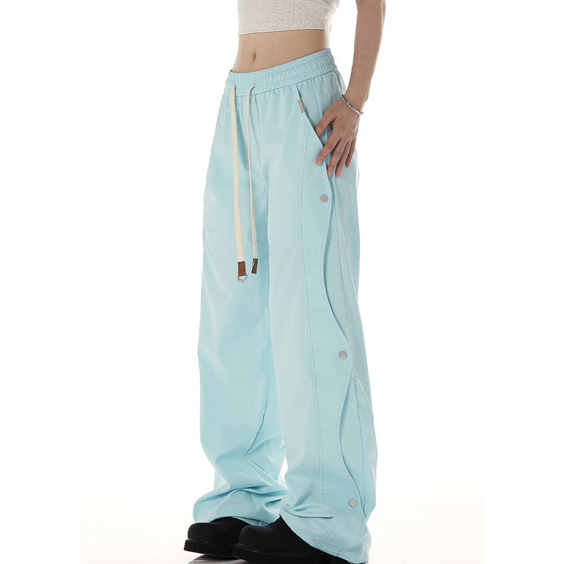 Casual Studded Wide Pants